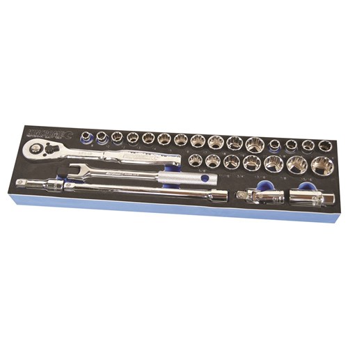 CANTILEVER 28 Piece Sockets & Accessories EVA Tray 