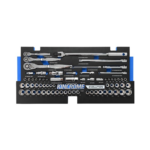 EVOLUTION 68 Piece Sockets & Accessories EVA Tray