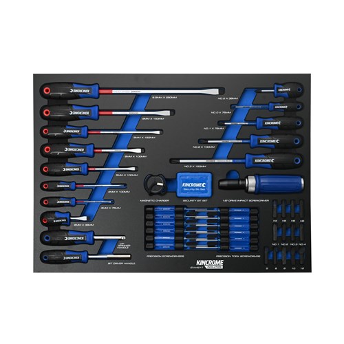 EVOLUTION 75 Piece TorqueMaster® Screwdrivers & Fastening EVA Tray