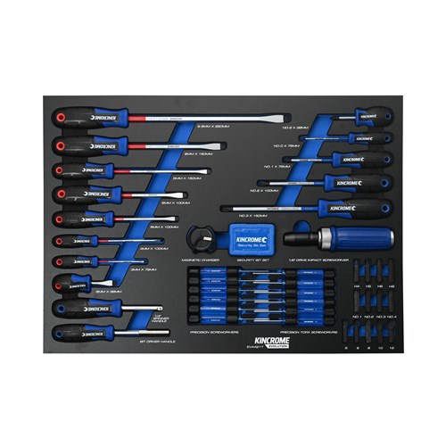 EVOLUTION 75 Piece TorqueMaster® Screwdrivers EVA Tray