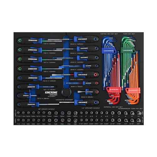 EVOLUTION 97 Piece TorqueMaster® Screwdrivers & Fastening EVA Tray