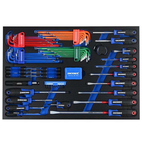 BLUESTEEL® 101 Piece TorqueMaster® Screwdrivers & Fastening EVA Tray