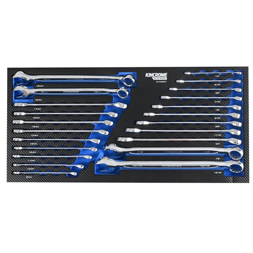 BLUESTEEL® 22 Piece Combination Spanners EVA Tray