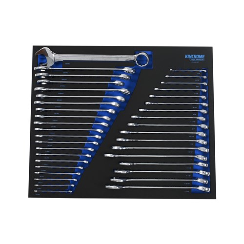 TOOL ARMOUR 38 Piece Combination & Jumbo Spanner EVA Tray