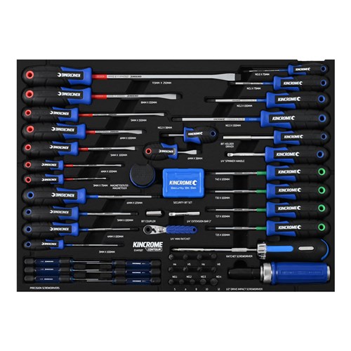 CONTOUR® 88 Piece TorqueMaster® Screwdrivers & Fastening EVA Tray