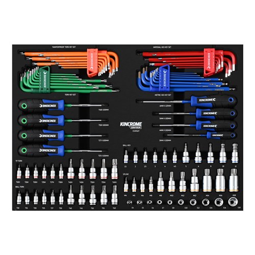 CONTOUR® 98 Piece Hex & TORX® Fastening EVA Tray