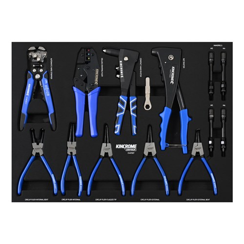 CONTOUR® 9 Piece Circlip Pliers & Riveters EVA Tray