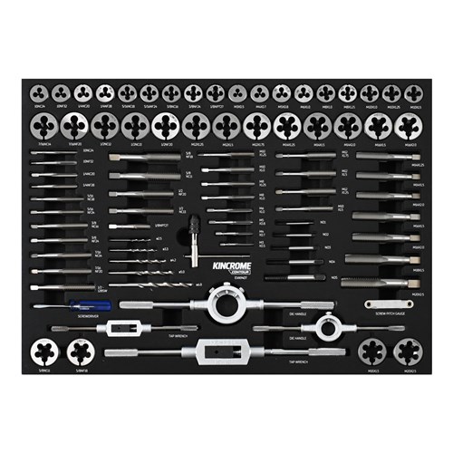 CONTOUR® 87 Piece Tap & Die EVA Tray