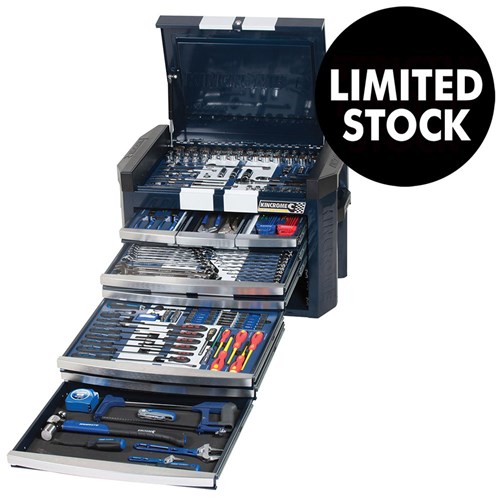 GT CONTOUR Tool Chest 255 Piece 1/4, 3/8 & 1/2" Drive