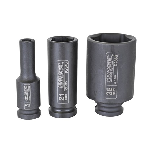 Deep Impact Socket 12mm 1/2" Drive