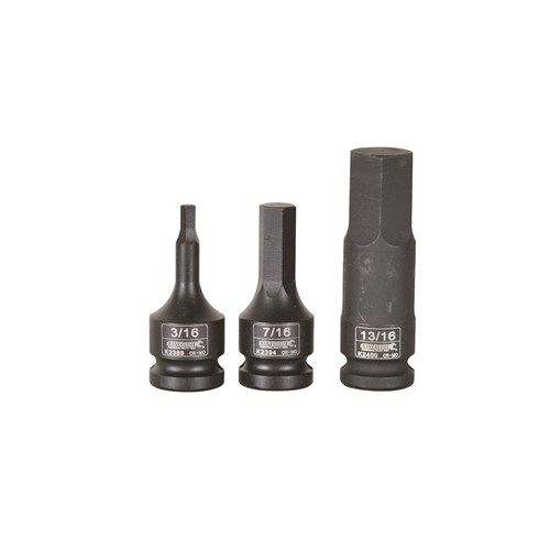 Hex Impact Socket 8mm x 78mm 1/2" Drive