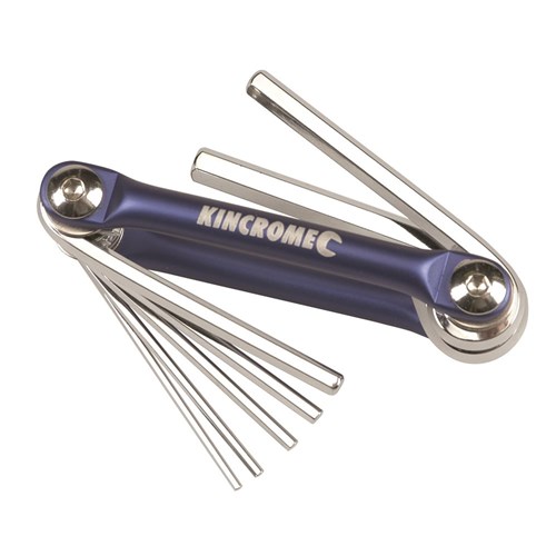 Folding Hex Key Set 7 Piece Metric