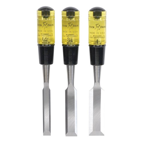 Wood Chisels Set Buck Bros 3 Piece