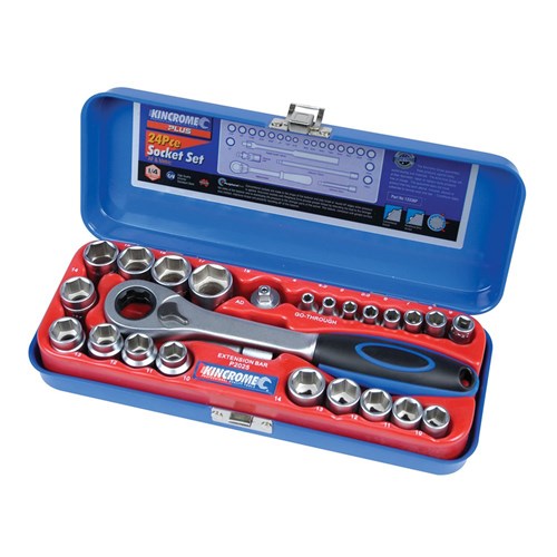 Go-Through' Socket Set 25 Piece 1/4" Drive