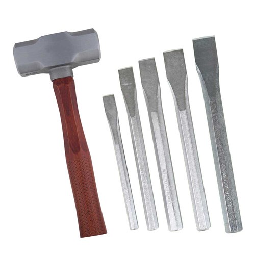 Club Hammer 1.35kg (3lb) & Cold Chisel Set Bundle