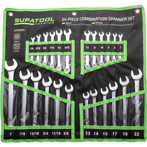 Combination Spanner Set 24 Piece 